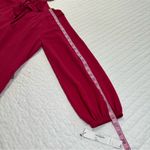 Maggy London Women's Tie Neck Bubble Crepe Fit and Flare Long Sleeves Dress Photo 8