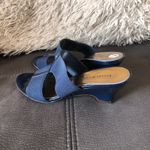 Etienne Aigner  Blue Mule Sandals S7.5 Photo 3