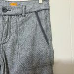 Pilcro and the Letterpress  Wide Leg Linen Blend Pants Tailored Gray Size 4 Photo 8