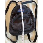 Jansport  Half Pint Mini Backpack Day Bag for Travel Black Back To School Fun EUC Photo 2