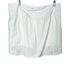 Athleta  Run With It 16” Skort in White Plus Size 2X‎ Photo 3