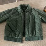 Quilted Puffer Jacket Green Size L Photo 0