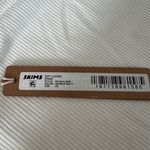 SKIMS NEW Soft Lounge Ringer Short Sleeve Maxi Dress Stretch Ribbed White XS Photo 3