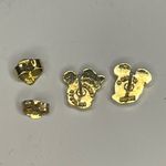 Disney Mickey Minnie Mouse Earrings Gold Plated Over Sterling Stud Earrings Photo 5