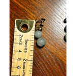 Jade Drop Earrings Dangle Gold‎ 1/20 14K Screw Back Vintage Style Jewelry Green Photo 7