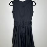 The Kooples PLEATED SHORT BLACK DRESS Photo 6
