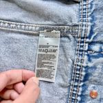 Old Navy Denim Jacket Women’s Medium Light Wash Distressed 100% Cotton Photo 4