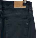 Madewell SZ 27 TALL 9" High Rise Skinny Jeans Zip-Fly Stretch Black Photo 4