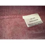 Eileen Fisher  Woman 3X Oval Short Cardigan Pink Linen Delave Jersey Open NWT Photo 5