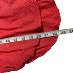 Free People Coral V Neck Woven Gauze Weave Knit Long Sleeve Blouse Small Photo 6