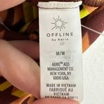 Aerie Real Me Xtra 7/8 Leggings Brown Yellow Neon Houndstooth Women's Medium Photo 4