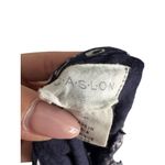 Caslon Navy Blue Patterned Tie Waist Dress Size Medium Photo 7