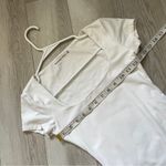 Abercrombie & Fitch Bodysuit square neck womens White (xsmall) seamless fitted Photo 2