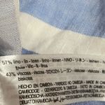 ZARA NWT  Woman’s  Striped Linen-Blend Cropped Shirt Size XS Photo 7