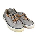 Sperry Gray Seacoast Slip On Lace Up Low Top Loafers Women Sz 8 Photo 11