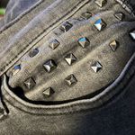 Rock & Republic Rock & Republic Black Washed Studded Skinny Jeans Size 10 Photo 7