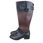 Ralph Lauren Womens  Maritza Riding Knee High‎ Boots Black Brown Size 6.5B Photo 1