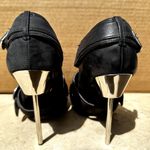 United Nude Heels Ankle Boots Leather Pin Belt Closed Toe Buckle Strap Black 7.5 Photo 4