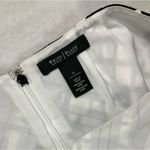 White House | Black Market  | Black White Pencil Skirt Abstract Grid |‎ Size 12 Photo 4