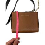 Steve Madden crossbody handbag three compartments with partial chain strap brown Photo 3