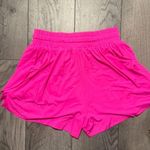 XS Hot Pink Neon Shorts | Y2K Festival Sporty Lounge Photo 2