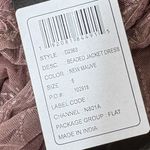 Pisarro Nights Beaded Jacket + Dress Mauve Size 6 S Purple Photo 9
