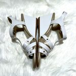 Bandolino  Womens White Wedge Heel Strappy Slingback Sandal 8.5 M.  B84 Photo 4