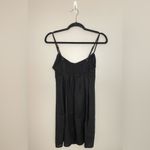 Wild Fable Target -  Ruched Linen Slip Dress, Black, Size XXS, NWOT Photo 3