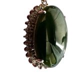 Jade rhinestone pendant necklace Green Photo 5