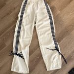 Edikted  Track Pants Bows Navy White Striped Photo 0