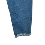 BP Women Jeans Distressed Frayed Hem Carpenter Mid-Rise Crop Denim Blue Size 28 Photo 5