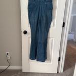 Free People Crvy Sydney Denim Flare High Neck Jumpsuit We The Free New Size 16 Photo 4