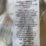 Tory Burch Keaton Tee T Shirt Orange Geometric S all cotton Photo 6