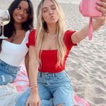 Show Me Your Mumu Red Baker Bodysuit NWT Photo 2