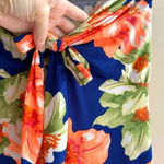 Boohoo  Tropical Tube Top Dress, Floral Stretch Tube Dress, Size 6 Photo 14