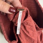 Free People Road Trip Knit Tank Top, Taupe Red Photo 3