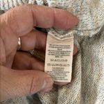 Free People Cream multicolor marled button high low TGIF Cardigan Sweater Photo 8