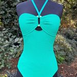 Bleu Rod Beattie  Pucker Up Bandeau One-Piece Swimsuit - size 8 Photo 3