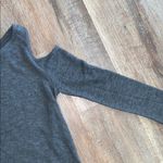 Cherish Cozy Gray Cold Shoulder Top L Photo 2
