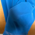 Azazie  Deelia Maternity Bridesmaid Maxi Dress in Neptune Blue Size A10 Photo 6