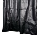 Eloquii Black Faux Vegan Leather Jumper Mini Dress Plus Size 22W 3X Winter Edgy Photo 12