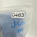 J.Crew  Classic Fit Beach Shirt Blue Linen Cotton Tunic Dress Long Sleeve Medium Photo 10