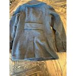Steve Madden Wool Blend Pea Coat Jacket Women Medium Gray Neutral Minimalist Photo 8
