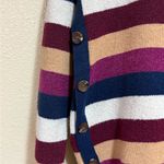 st. john's bay  Striped Turtleneck Sweater with Side Buttons Photo 2