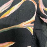 O'Neill  Black Mini Wrap Dress Tropical VNeck Brennan Coconut Girl Size Small NWT Photo 12