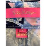 Lilly Pulitzer Kelly High Rise Crop Flare Ankle Pants Bright Navy Amore Size 6 Photo 4