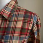 Jones New York  Sport 100% Cotton Flannel Plaid Button Down Shirt Photo 1