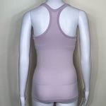 Halara  Ribbed Tank Top with Built in Bra in Lilac Cream Photo 4