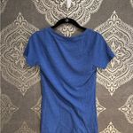 Adidas  Hail to PITT Blue Graphic Tee with White and Yellow Design Photo 1