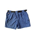 L.L. Bean Women's Blue Shorts M Adjustable Belt Size M Photo 1